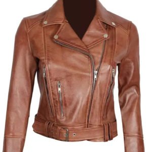 womens brown biker leather jacket.jpg