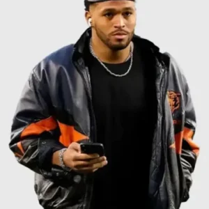 men’s black leather street jacket – limited edition