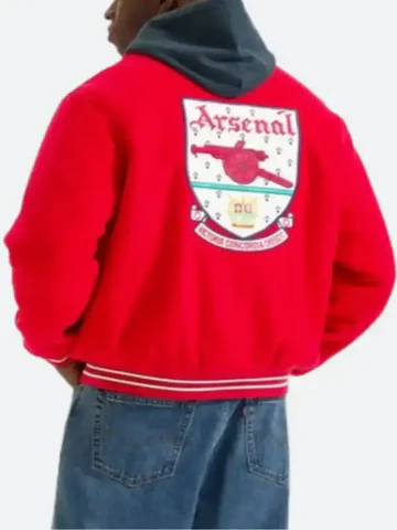 red varsity jacket – classic patch style letterman jacket red varsity jacket – classic patch style letterman jacket