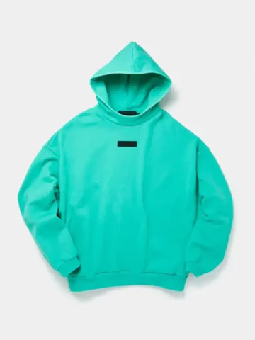 essentials mint leaf pullover hoodie unisex fleece sweatshirt