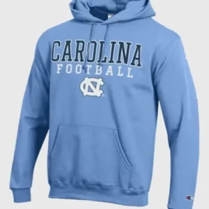north carolina blue pullover hoodie – classic football style sweatshirt