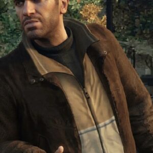 Grand Theft Auto IV Niko Bellic brown leather jacket re-creation