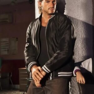 GTA VI Jason Duval black satin bomber jacket re-creation