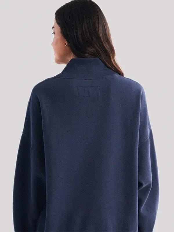 Abercrombie New England Patriots Mock Neck Sweatshirt – Re-Creation - Image 2