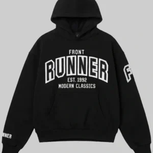 Front Runner black pullover fleece hoodie re-creation